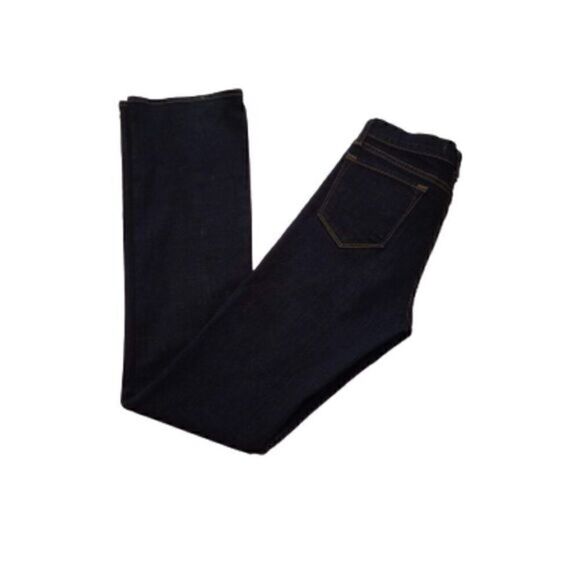 J Brand Dark Wash Mid Rise Straight Jeans - Picture 4 of 6